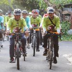 Wamen LHK Bersepeda Susuri Kota Solo dalam Gowes Ramah Iklim 2024