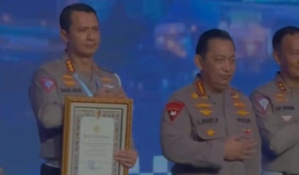 Dirlantas Polda Sulawesi Selatan Terima Penghargaan dari Kapolri
