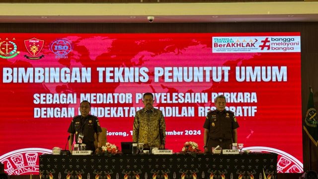 JAM-Pidum Membuka Bimbingan Teknis Keadilan Restoratif