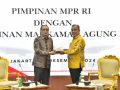 Ketua MPR Ahmad Muzani Bahas Penegakan Hukum dengan Ketua Mahkamah Agung