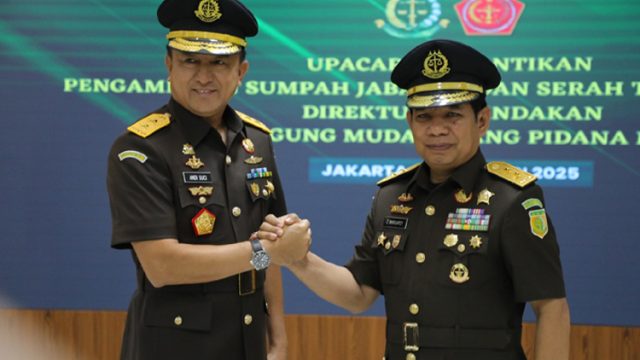 Pelantikan Kolonel Cpm Andi Suci Agustiansyah sebagai Direktur Penindakan JAM-Pidmil