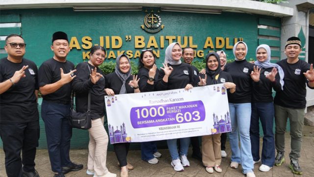 Angkatan 603 Kejaksaan  Gelar Aksi Sosial “Peduli Sesama”, Bagikan 1.000 Paket Makanan Bergizi