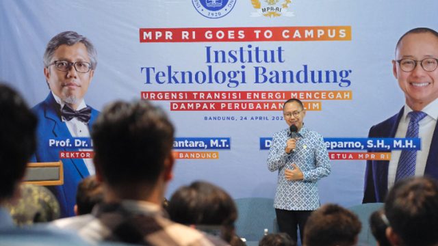 MPR Goes to Campus di ITB: Eddy Soeparno Dorong Peran Kampus dalam Transisi Energi Terbarukan