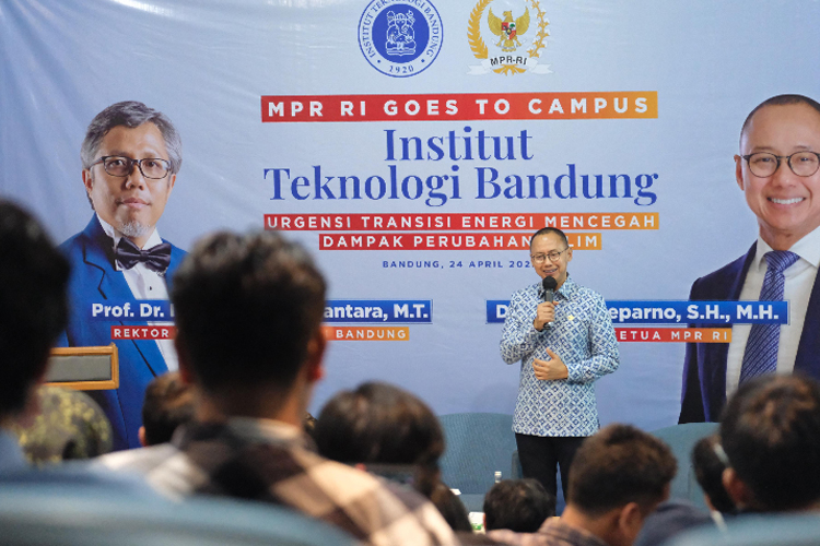 MPR Goes to Campus di ITB: Eddy Soeparno Dorong Peran Kampus dalam Transisi Energi Terbarukan
