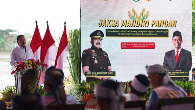 Jaksa Agung Luncurkan Program Jaksa Mandiri Pangan untuk Dukung Ketahanan Pangan Nasional