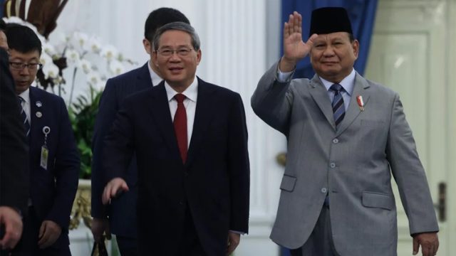 Prabowo Tegaskan Komitmen Pererat Hubungan Strategis Indonesia-China di Hadapan PM Li Qiang