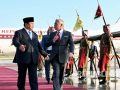 Raja Yordania Tiba di Indonesia, Sambutan Khusus oleh Menhan dan Menteri Luar Negeri