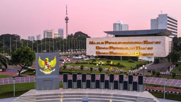 Gedung DPR RI di Jakarta, tempat Anggota Komisi XIII Elpisina menyuarakan urgensi pembentukan kantor perwakilan LPSK di daerah.