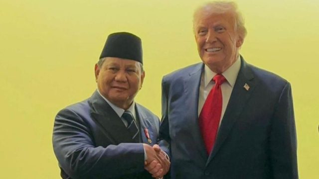 Diagram alur kerja sama strategis Indonesia-Amerika Serikat dalam bidang perdagangan dan investasi global.