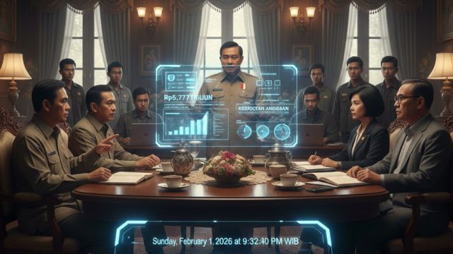 Ilustrasi analisis politik pertemuan Presiden Prabowo Subianto dengan Said Didu dan tokoh nasional di Kertanegara untuk penguatan kedaulatan negara.