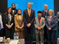 Jazuli Juwaini, Utusan Tetap IPU untuk Timur Tengah, saat menyampaikan pidato tegas dalam Sidang Umum IPU ke-152 di Istanbul, Turki.