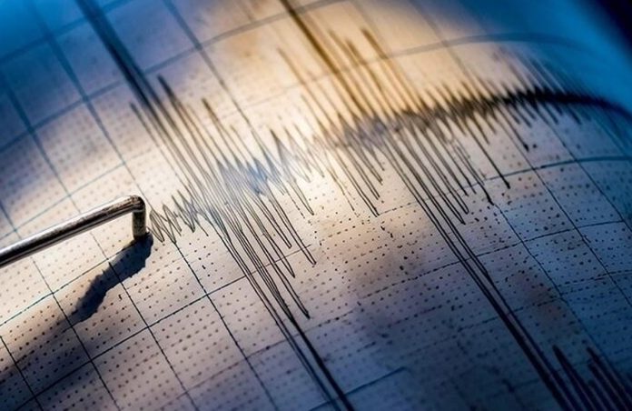 Ilustrasi peta pusat gempa Jepang magnitudo 7,4 di lepas pantai Miyako, Provinsi Iwate, yang memicu peringatan tsunami di pesisir Pasifik.