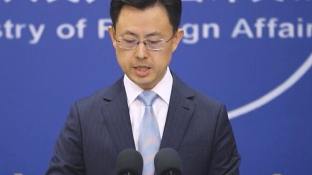 Juru bicara Kemenlu China Guo Jiakun.