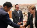 Menteri Keuangan RI Purbaya Yudhi Sadewa saat melakukan pertemuan bilateral dengan Managing Director IMF Kristalina Georgieva dalam rangkaian Spring Meeting.