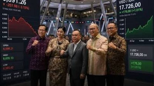 Kunjungi BEI, Dasco Optimistis IHSG dan Pasar Modal Indonesia Akan Pulih